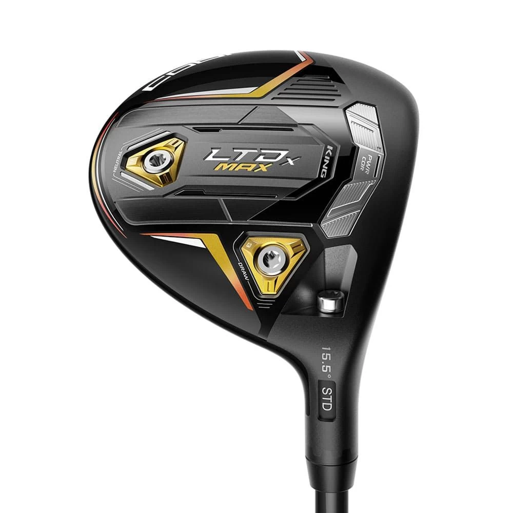 Cobra Golf LTDx MAX Fairway Woods - Matte Black / Gold Fusion 3 Cobra Golf LTDx MAX Fairway Woods - Matte Black / Gold Fusion