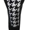 Loudmouth Oakmont Houndstooth Driver Headcover 1 Loudmouth Oakmont Houndstooth Driver Headcover -Boutique Golf Store Loudmouth Driver Headcover Oakmont Houndstooth