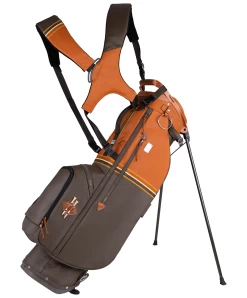 Sun Mountain 2023 Sonnenalp Mid-Stripe Dual Strap Stand Bag -Boutique Golf Store N230128 cabin umber wheat