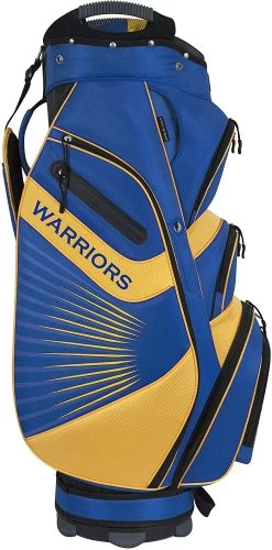 NBA The Bucket II Team Effort Cart Bag -Boutique Golf Store NBA Cart Bag Warrriors 2