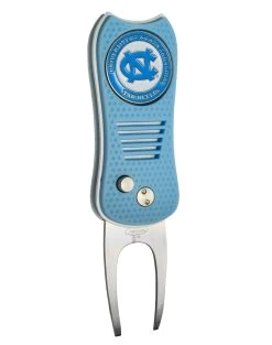 Team Golf Retractable Switchblade Switchfix Divot Tool Ball Marker - NCAA -Boutique Golf Store NorthCarolina TarHeels Switchfix 44448 138
