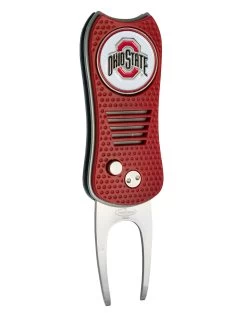 Team Golf Retractable Switchblade Switchfix Divot Tool Ball Marker - NCAA -Boutique Golf Store OhioState Buckeyes Switchfix 44448 142