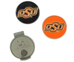 Team Effort Collegiate Hat Clip And 2 Ball Markers -Boutique Golf Store Oklahoma State University Hat Clip Ball Markers Team Effort dbebdc51 ed9c 487e 919e 9fcf44dc9776