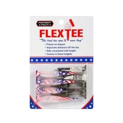 FlexTee Flexible Golf Tees - 8 Pack - Multi Heights 9 FlexTee Flexible Golf Tees - 8 Pack - Multi Heights -Boutique Golf Store PatriotFlexTee8pack
