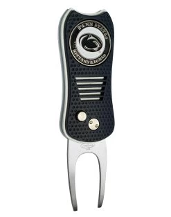 Team Golf Retractable Switchblade Switchfix Divot Tool Ball Marker - NCAA -Boutique Golf Store PennState NittanyLions Switchfix 44448 145