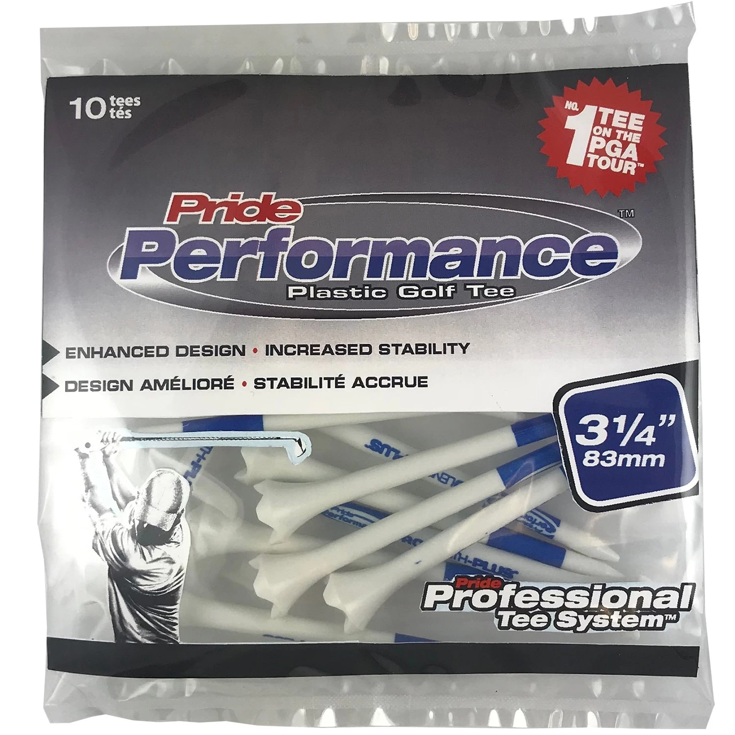Pride Performance Plastic PTS Golf Tees 6 Pride Performance Plastic PTS Golf Tees - Image 4