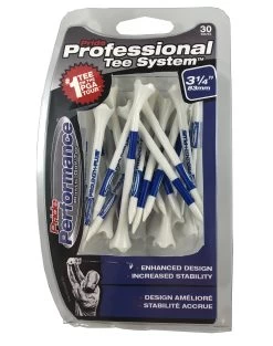 Pride Performance Plastic PTS Golf Tees 18 Pride Performance Plastic PTS Golf Tees -Boutique Golf Store Pride Performance PTS 314 White 30ct 87889