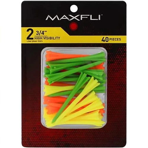 Maxfli Pronged High-Visibility Golf Tees - 40 Pack 3 Maxfli Pronged High-Visibility Golf Tees - 40 Pack