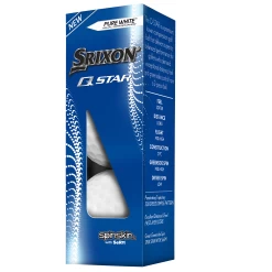 Srixon Q-Star Golf Balls -Boutique Golf Store Q STAR6Sleeve PureWhite