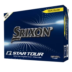Srixon Q-Star Tour Series Golf Balls -Boutique Golf Store Q STARTour4Package TourYellow