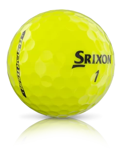 Srixon Q-Star Tour Series Golf Balls -Boutique Golf Store QST4 MONEY YELLOW REFLECTION
