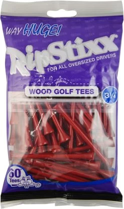 RIPStixx Golf Tees - 3.25" -Boutique Golf Store RIPStixx3.25 Red