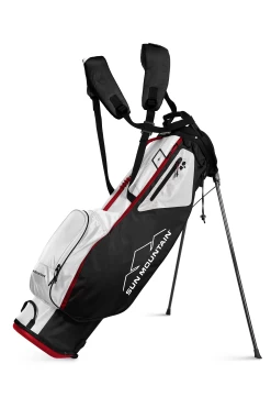 Sun Mountain Golf 2022 UltraLight 2.5+ 4-Way Stand Carry Bag -Boutique Golf Store SM25Black White Red
