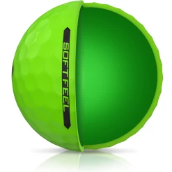 Srixon Soft Feel Brite Matte Color Golf Balls 35 Srixon Soft Feel Brite Matte Color Golf Balls -Boutique Golf Store SOFTFEEL13 BRITEGREEN QUARTERVIEW Reflection