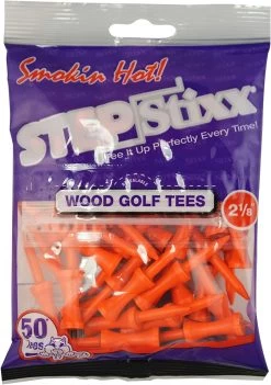 STEPStixx Golf Tees - 2.125" -Boutique Golf Store STEPStixx 2.125 Orange