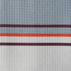 Sun Mountain Sonnenalp Mid-Stripe Golf Towel -Boutique Golf Store Sonnenalp TOWELWHITECADETBRICKcopy