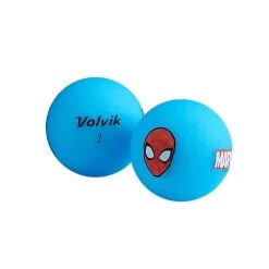 Volvik Marvel Character Golf Ball 4 Pack -Boutique Golf Store Spider Man Ball