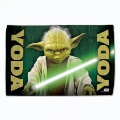 Star Wars Fan Towels 16" X 25" -Boutique Golf Store Star Wars Fan towel 16x25 Yoda