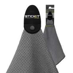 Monument Golf Stick It Magnetic Towels -Boutique Golf Store Stick It Towel Gray a