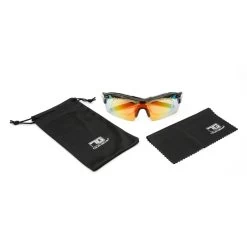 Tour Gear Gloss Black Interchangeable Sunglasses (with 5 Lense) -Boutique Golf Store SunlgassesInterchangableLens 9