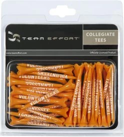 WinCraft Team Effort Collegiate Golf Tees 40 Pack 18 WinCraft Team Effort Collegiate Golf Tees 40 Pack -Boutique Golf Store Tennesee Volunteers Tees