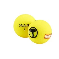 Volvik Marvel Vivid Marvel X Character Golf Balls -Boutique Golf Store Thor Ball