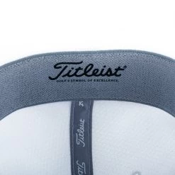 Titleist Golf Tour Elite Fitted Hat - White/Navy -Boutique Golf Store TitleistTourEliteFittedCapWhiteNavy 4