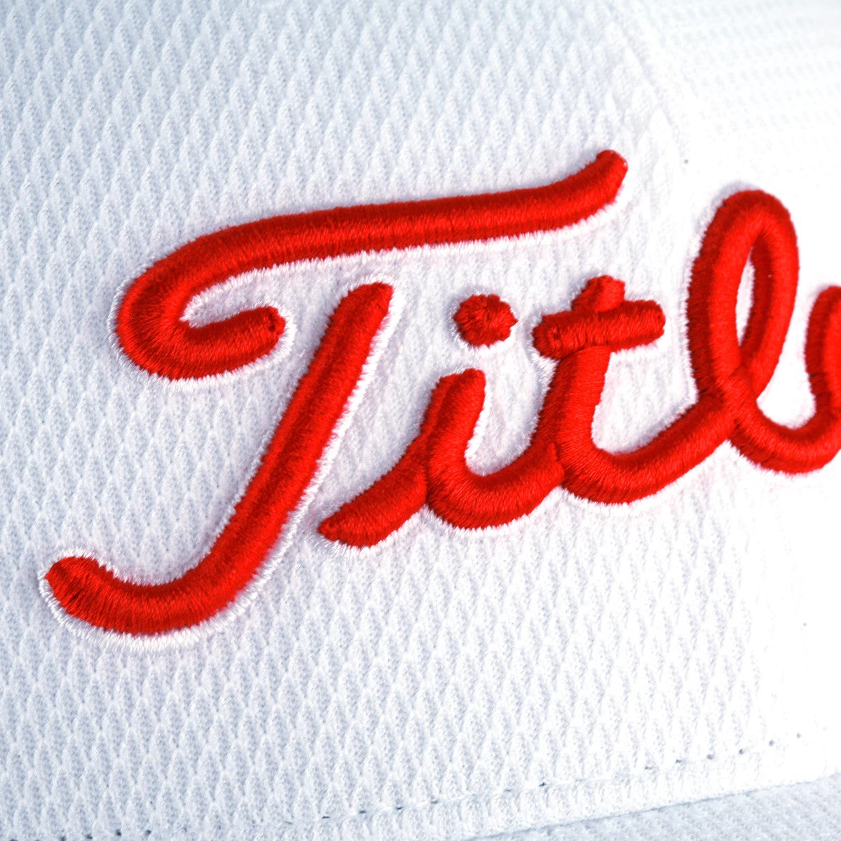 Titleist Golf Tour Elite Fitted Hat - White/Red 4 Titleist Golf Tour Elite Fitted Hat - White/Red - Image 2