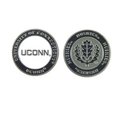 NCAA Double Sided Collegiate Golf Ball Marker Coins -Boutique Golf Store Uconn1