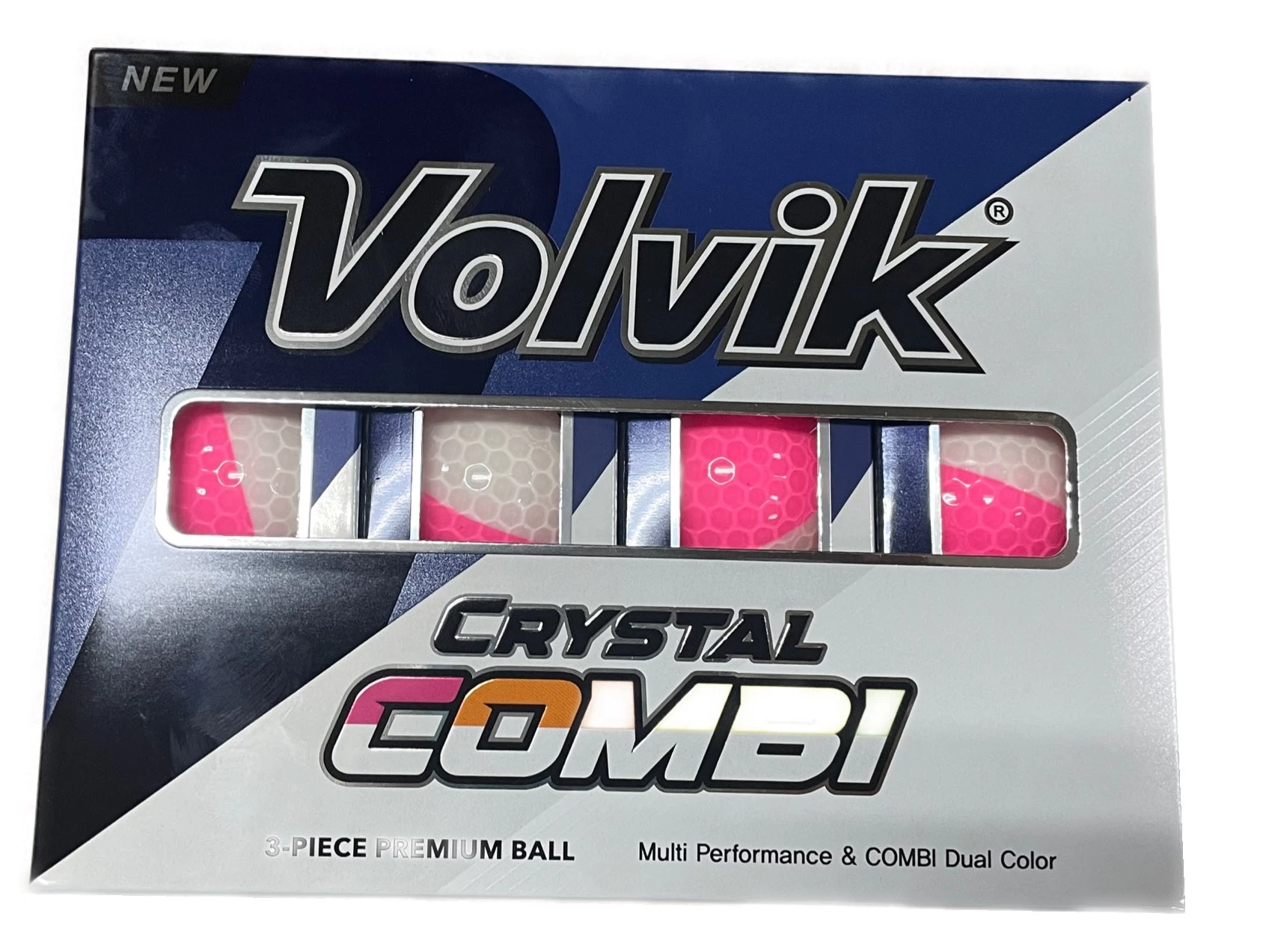 Volvik Crystal Combi Split Colored Golf Balls 7 Volvik Crystal Combi Split Colored Golf Balls - Image 5
