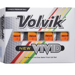 Volvik Vivid Matte Finish Golf Balls - Dozen -Boutique Golf Store Vivid SO