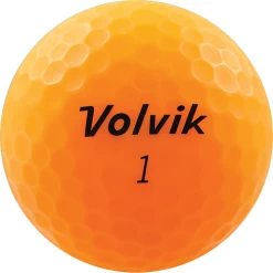 Volvik Vivid Matte Finish Golf Balls - Dozen -Boutique Golf Store Vivid Sherbert Orange