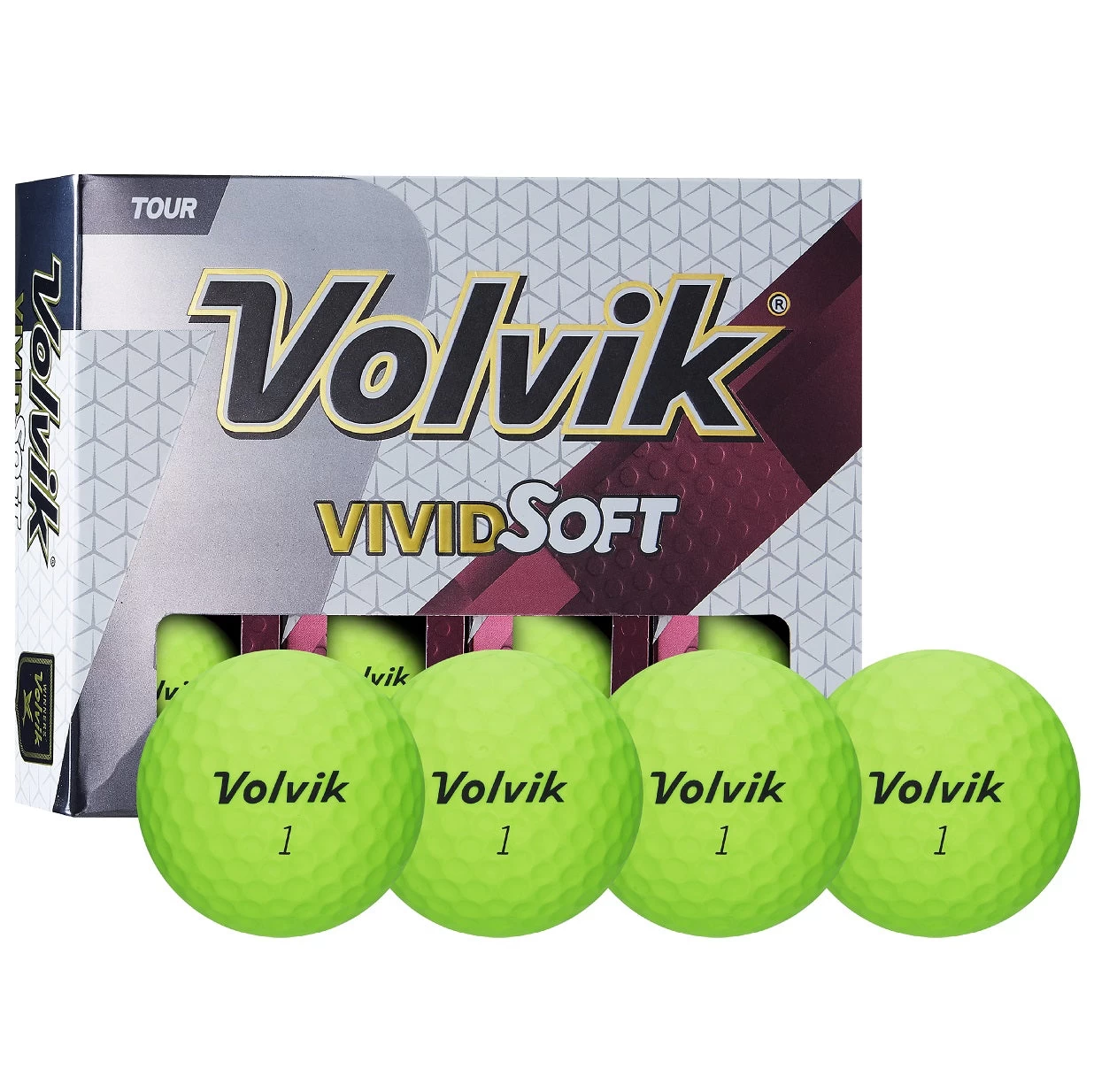Volvik Vivid Soft Matte Urethane Golf Balls 4 Volvik Vivid Soft Matte Urethane Golf Balls - Image 2