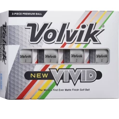 Volvik Vivid Matte Finish Golf Balls - Dozen -Boutique Golf Store Vivid W