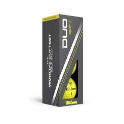 Wilson Staff Duo Soft 2.5 Golf Balls -Boutique Golf Store WG2006102 6 Duo Soft Yellow Ball 3Ball Sleeve
