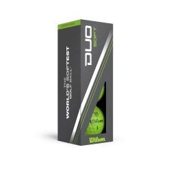 Wilson Staff Duo Soft 2.5 Golf Balls -Boutique Golf Store WG2006103 6 Duo Soft Green Ball 3Ball Sleeve