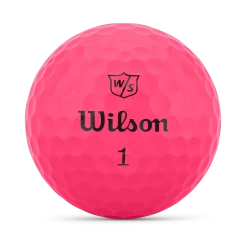 Wilson Staff Duo Soft 2.5 Golf Balls -Boutique Golf Store WG2006105 3 Duo Soft BallStamp Pink