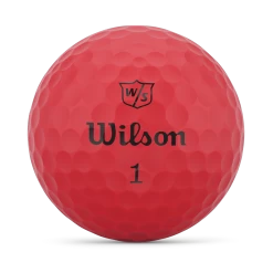 Wilson Staff Duo Soft 2.5 Golf Balls -Boutique Golf Store WG2006126 3 Duo Soft BallStamp Red