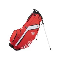 Wilson Staff Golf Feather Lite FL Stand Carry Bags 18 Wilson Staff Golf Feather Lite FL Stand Carry Bags -Boutique Golf Store WGB5705RD WS FEATHER RDWHWH