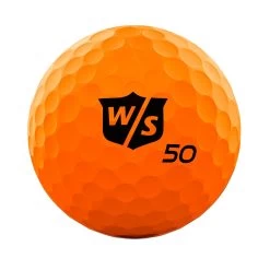 Wilson Staff 50 Elite Golf Balls 33 Wilson Staff 50 Elite Golf Balls -Boutique Golf Store WGWP17920 2019 50 Elite Orange BallStamp
