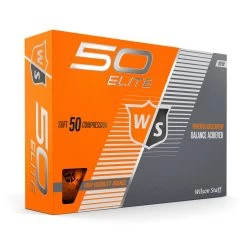 Wilson Staff 50 Elite Golf Balls 32 Wilson Staff 50 Elite Golf Balls -Boutique Golf Store WGWP17920 2019 50 Elite Orange Right Hero