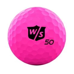 Wilson Staff 50 Elite Golf Balls 35 Wilson Staff 50 Elite Golf Balls -Boutique Golf Store WGWP17930 2019 50 Elite Pink BallStamp