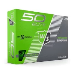 Wilson Staff 50 Elite Golf Balls 36 Wilson Staff 50 Elite Golf Balls -Boutique Golf Store WGWP17940 2019 50 Elite Green Right Hero