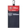 Wilson Staff Microfiber Trifold Golf Towel 16" X 21" Black -Boutique Golf Store WIlsonTriFoldTowelBlack 0