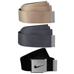 Nike 3-in-1 Web Belt Packs -Boutique Golf Store WebBelt BlackKhakiDarkGray