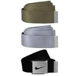Nike 3-in-1 Web Belt Packs -Boutique Golf Store WebBelt BlackOliveLightGray