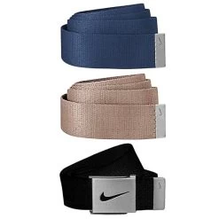 Nike 3-in-1 Web Belt Packs -Boutique Golf Store WebBelt NavyBlackKhaki