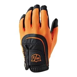 Wilson Staff Fit All Gloves Men's -Boutique Golf Store Wilson Staff Fit All Orange Black 0