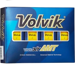 Volvik 2020 Vivid XT AMT Matte Finished Golf Balls 16 Volvik 2020 Vivid XT AMT Matte Finished Golf Balls -Boutique Golf Store XT AMT Yellow