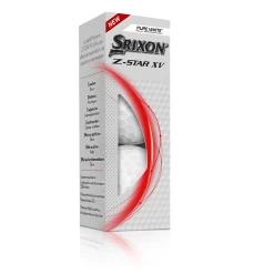 Srixon Z-Star XV Tour Golf Balls -Boutique Golf Store Z STARXV8 Sleeve PureWhite FLIP reflection